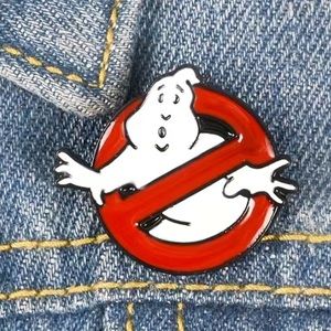 Ghostbusters pin brooch